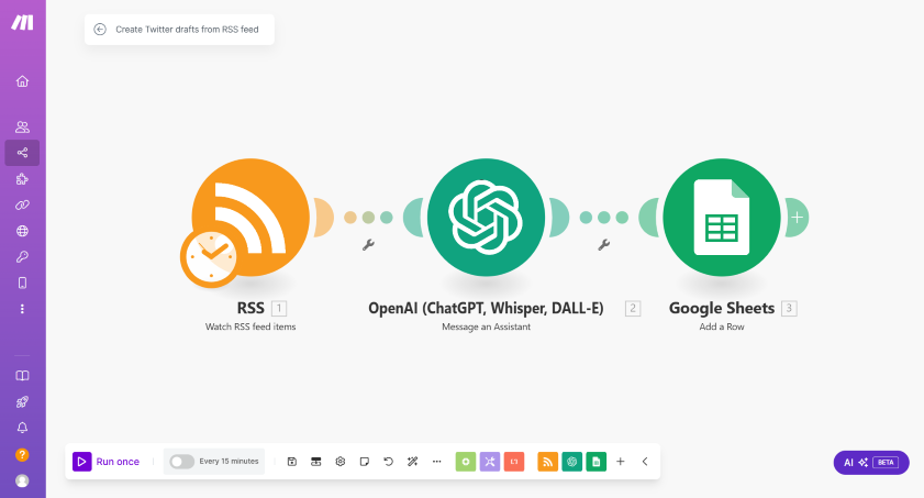 Automate Social Media Content Creation With ChatGPT & Make